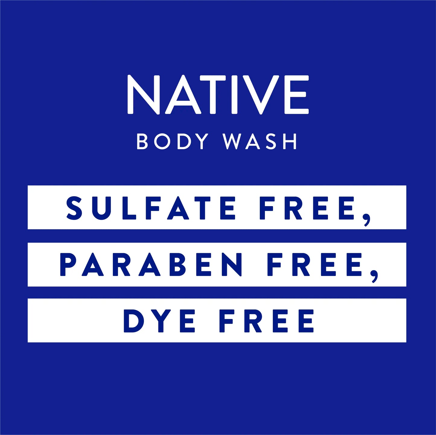 NATIVE Body Wash Discovery Trio – 3-Pack, 18 Oz, Rich Lather, Gentle Cleanse, 24HR Freshness